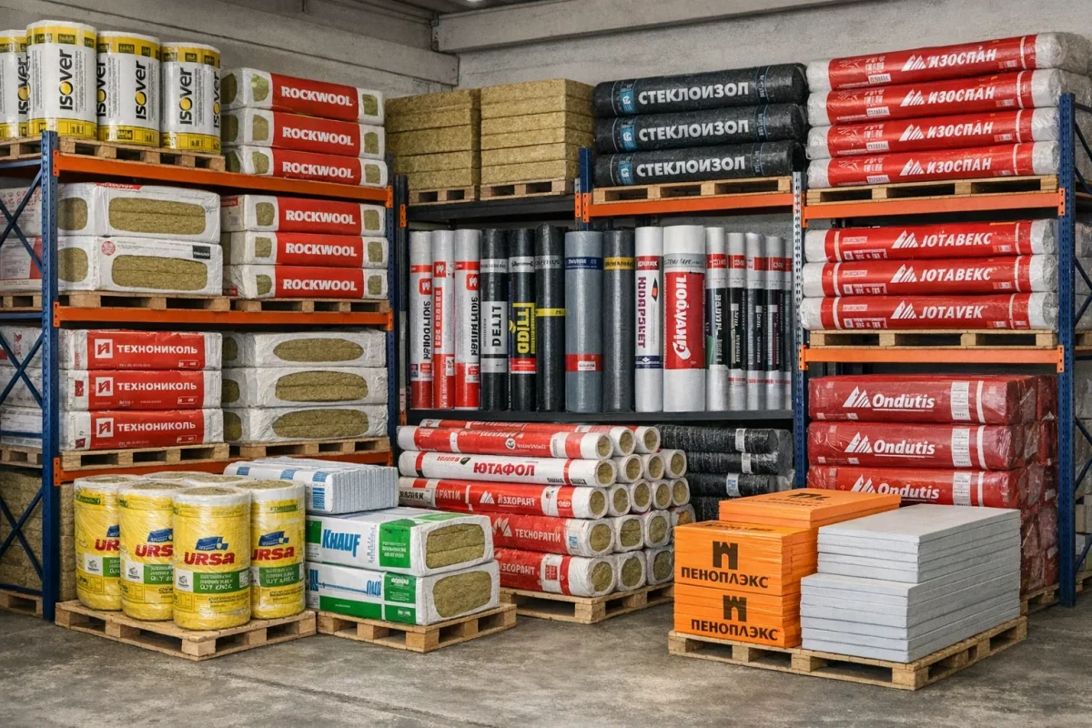 Утеплители и изоляционные материалы в Красноярске