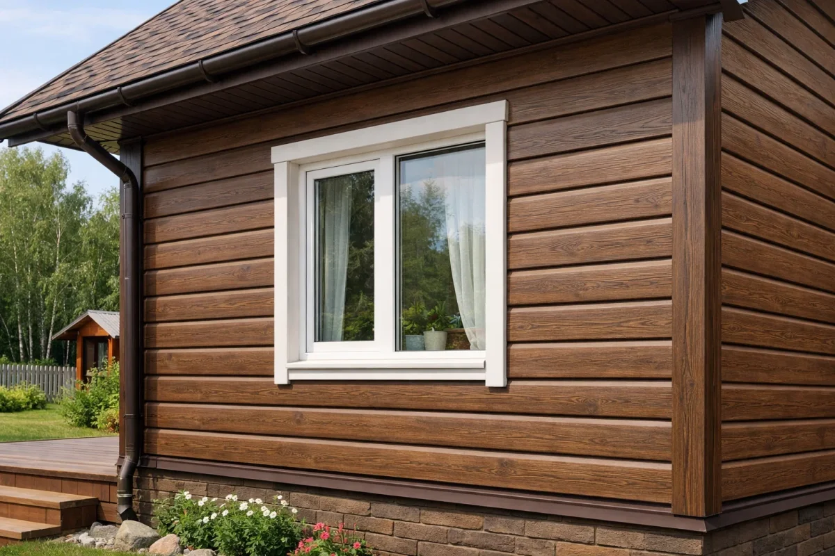 Сайдинг под брус